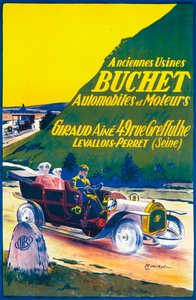 Advertisement for Buchet Cars