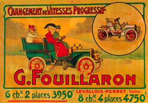 Advertisement for Fouillaron cars
