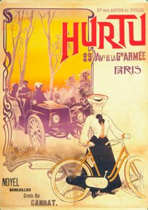 Advertisement for Hurtu cars and bicycles