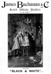 Advertisement for James Buchanan and Co. Scotch Whisky