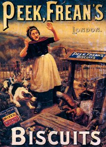 Advertisement for Peek Freans Biscuits