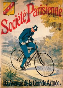 Advertisement for Société Parisienne Bicycles, c1895