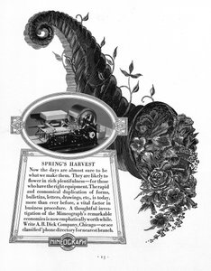 Advertisement for the Edison Mimeograph, 1900s-1910s