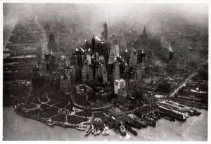 Aerial View of Manhattan, New York City, USA, from a Zeppelin by Unbekannt