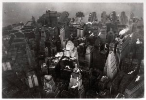 Aerial View of Manhattan, New York City, USA, from a Zeppelin by Unbekannt