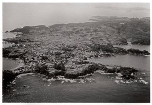 Aerial View of Oginohama, Japan, from a Zeppelin, 1929