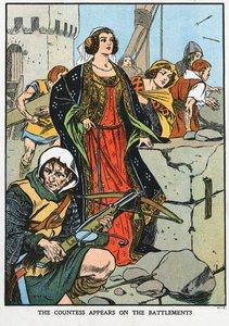 Agnes, Countess of Dunbar 1312-1369, known as Black Agnes, 1338 early 20th century by Unbekannt