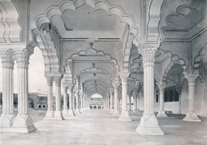 Agra. The Dewan-i-am, or Hall of Public Audience