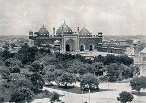 Agra. The Jumma Musjid, c. 1910 by Unbekannt