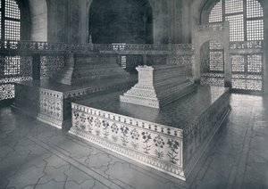 Agra, Tombs of Mumtaz-I-Mahal & Shahjehan in the Taj