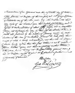 Agreement Between de Lolme and His Publisher, 1780, 1840