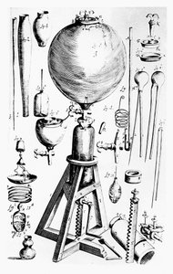 Air Pump Built for Robert Boyle by Robert Hooke