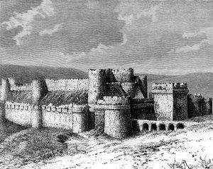 Al Karak Castle, 19th Century by Unbekannt