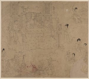 Album of Daoist and Buddhist Themes: Kings of Hells: Leaf 28, 1200s
