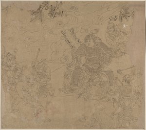 Album of Daoist and Buddhist Themes: Search the Mountain: Leaf 41 by Unbekannt