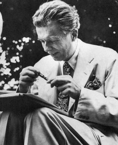 Aldous Leonard Huxley, English essayist and novelist by Unbekannt