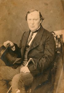 Alexander Ostrovsky, Russian dramatist, late 1850s by Unbekannt