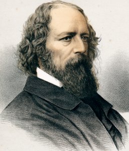 Alfred Tennyson, 1st Baron Tennyson, English Poet, 1880 by Unbekannt