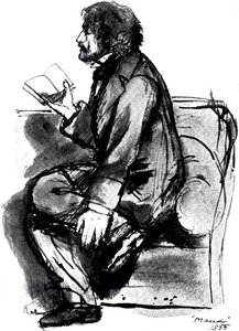 Alfred Tennyson, 1st Baron Tennyson, English poet by Unbekannt