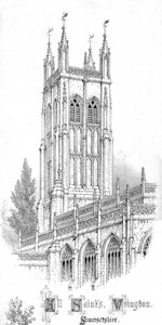 All Saints Church, Wrington, Somersetshire by Unbekannt