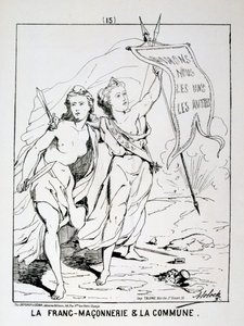 Allegory of La Franc-Maconnerie et la Commune, Paris Commune