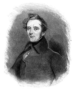 Alphonse de Lamartine 1790-1869, French writer, poet and politician