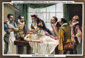 Ambroise Pare, 16th-century French military surgeon by Unbekannt