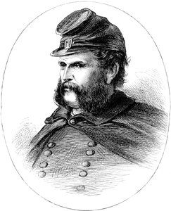 Ambrose Burnside, Union general of the American Civil War, c1880 by Unbekannt