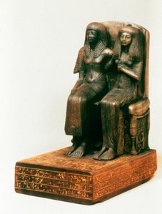 Amenemope and Female, Egyptian, 19th Dynasty by Unbekannt