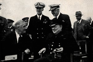 American President and British Premier, 14 August 1941, 1945