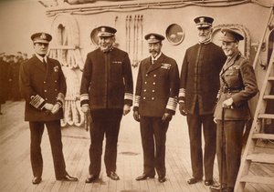 American Admirals Afloat with the King