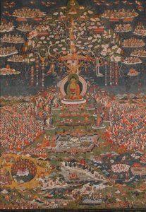 Amitabha, the Buddha of the Western Pure Land (Sukhavati) by Unbekannt