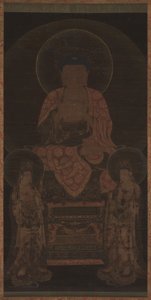 Amitabha Triad, ca. 13th century by Unbekannt