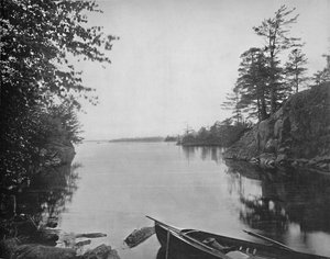 Among the Thousand Islands of the St. Lawrence, c1897 by Unbekannt