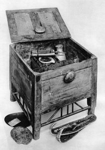 An Ancient Egyptian Wooden Toilet Case