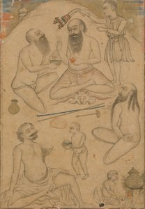 An Encampment of Yogis by Unbekannt
