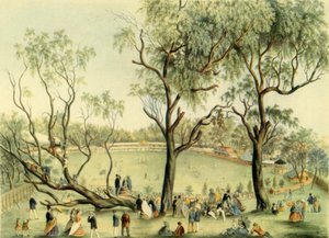 An XI of England v. XXII of Victoria at Melbourne, 1864, 1947 by Unbekannt