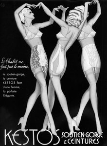 An Advertisement for Kestos Lingerie, 1938