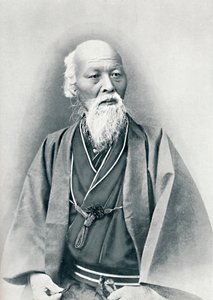 An Aged Japanese Doctor in Full Dress Costume, 1902 by Unbekannt