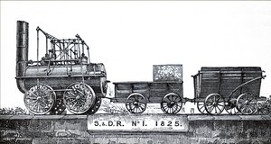 An Engine Locomotive I Built by George Stephenson by Unbekannt