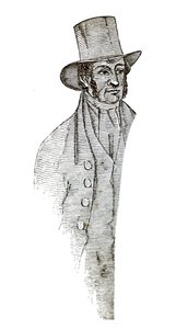 An English Gentleman with Top Hat by Unbekannt