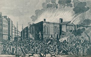 An Exact Representation of the Burning, Plundering and Destruction of Newgate by the Rioters