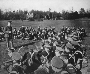 An open-air lecture in the Parks, Oxford by Unbekannt