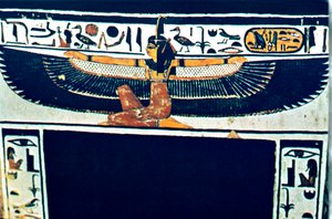 Ancient Egyptian Hieroglyphs, Thebes, Egypt