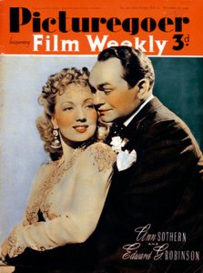 Ann Sothern and Edward G. Robinson, Actors by Unbekannt