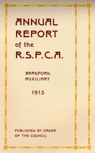 Annual Report of the R.S.P.C.A.