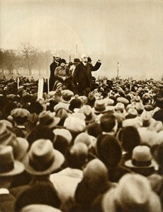 Anti-government demonstration, Hyde Park, London, 6 February 1933