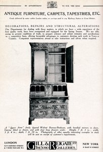 Antique Furniture, Carpets, Tapestries etc. by Unbekannt