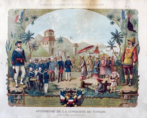 Apotheosis of the Conquest of Tonkin, ca 1885 by Unbekannt