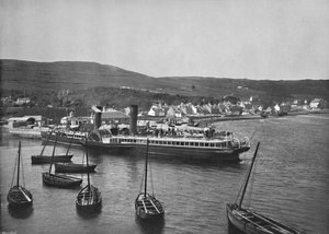 Ardrishaig - The Steamer Columba at Ardrishaig Quay